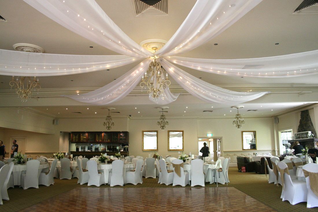 Ceiling Draping Melbourne Wedding Designers